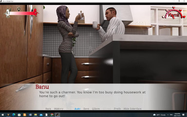 La vie au Moyen-Orient - une femme musulmane excitée