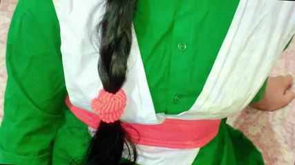 Hot Desi Babe en Uniform Fantasy - Jeu de rôle en couple sexy