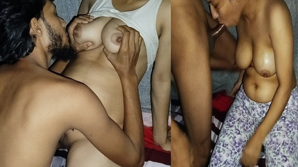 Bengali 18 ans, belle fille sexy, seins chauds et chatte serrée baise son petit ami.