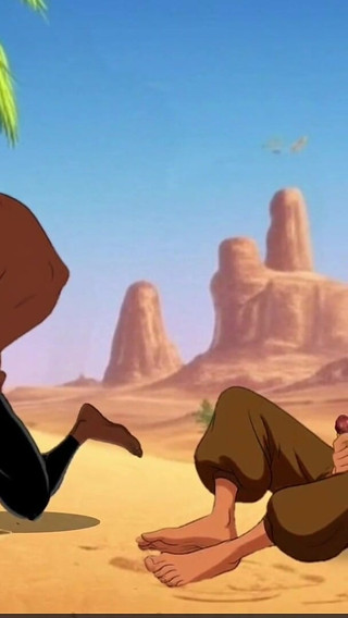 Porno Aladdin : sale désir. Sexy Genie réalise le sale souhait d'Aladdin. Dessin animé. Conte de fées sexuels pour adultes