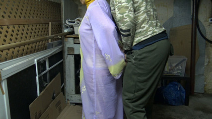 Femme égyptienne infidèle avec une grosse bite blanche