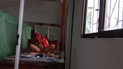 Une femme musulmane cocu son mari avec son beau-fils, c'était une baise de cow-girl